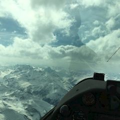 Verortung via Georeferenzierung der Kamera: Aufgenommen in der Nähe von Gemeinde St. Anton am Arlberg, 6580, Österreich in 3400 Meter